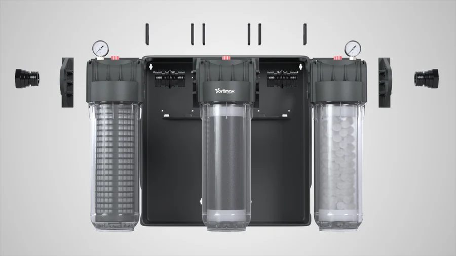 ORTİMAX Trio Clean 10 inç 3'lü Bina Girişi Filtrasyon Sistemi